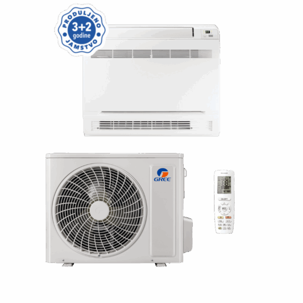 GREE, klima uređaj komplet CONSOLE, GEH12AA-K6DNA1A(I)/GEH12AA-K6DNA1A(O)-3,5 kW