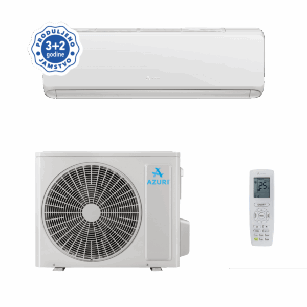 AZURI, klima uređaj komplet NATURALUX, AZI-WM50VA/I/AZI-WM50VA/O - 5,30 kW - Slika 3