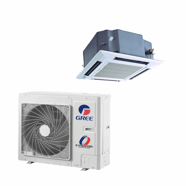 GREE, klima uređaj komplet U-MATCH kazetna, GUD140W1/NhA-S/GUD140T1/A-S
